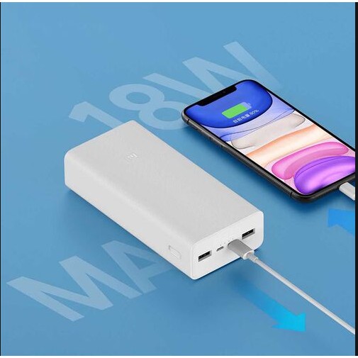 [ Bảo hành 12 tháng ] Pin sạc dự phòng 20000 mAh, pin dự phòng xiaomi chính hãng tích hợp mạch bảo vệ thông minh