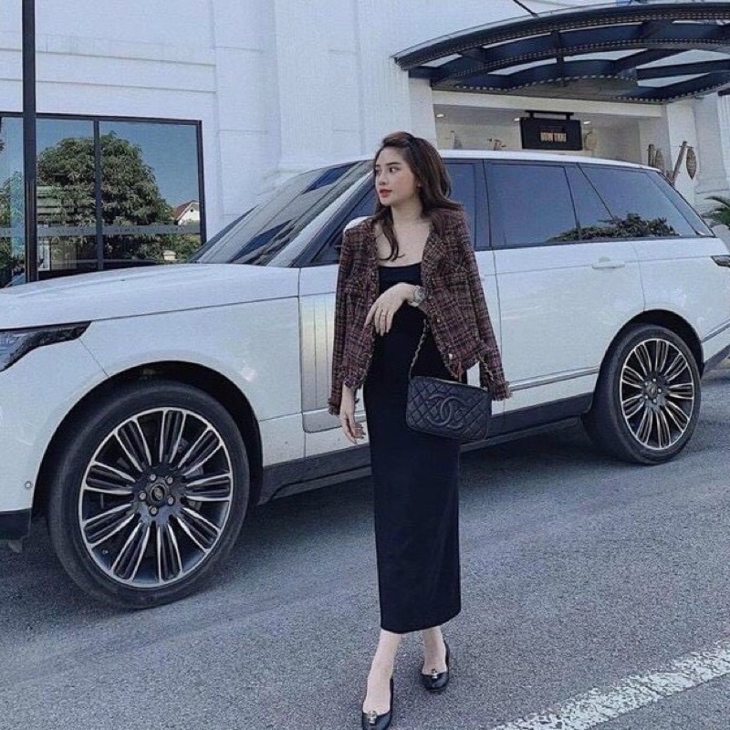 Váy Đen Body Hai Dây Bản To | BigBuy360 - bigbuy360.vn