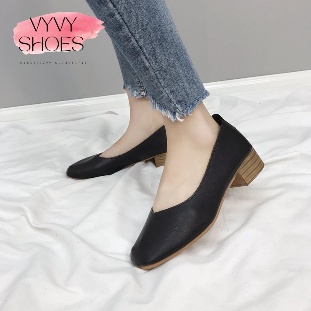 GIÀY NỮ DA MỀM, GIÀY CÔNG SỞ NỮ VYVY SHOES19