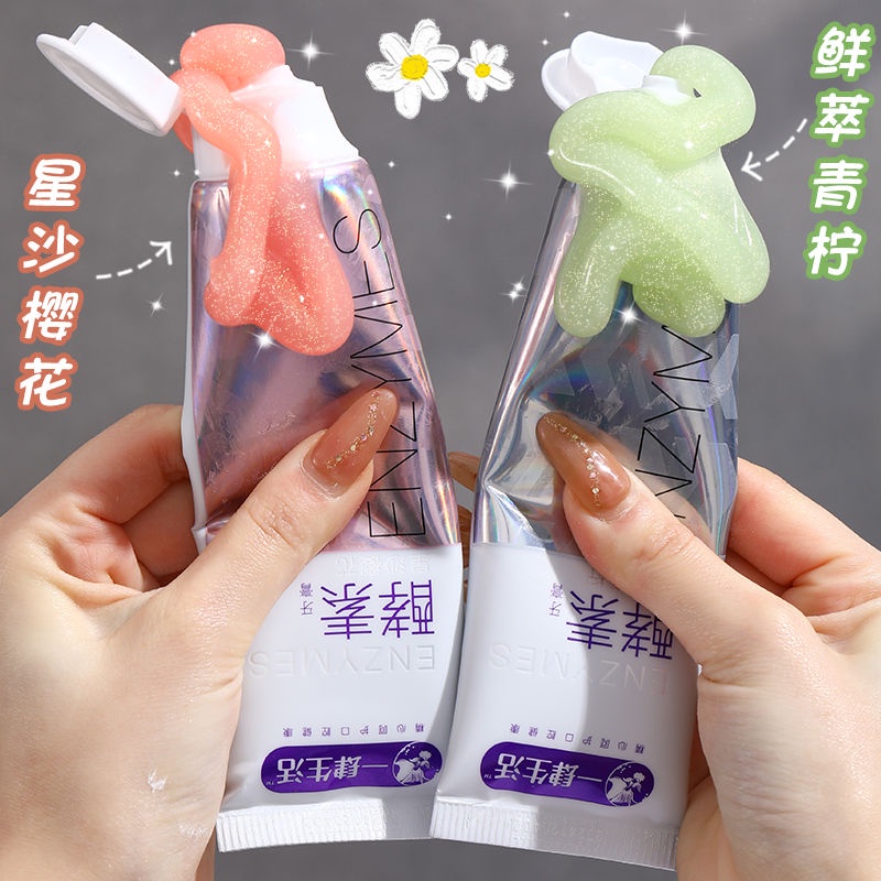 Kem Đánh Răng Chiết Xuất Hoa Anh Đào Enzyme Làm Sáng Da 120g Loại Bỏ Vết Bẩn Màu Vàng