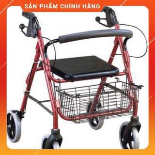 Khung tập đi, xe đẩy 4 bánh, có phanh tay, giỏ đựng, ghế ngồi Lucass W14- (W-14, W 14)