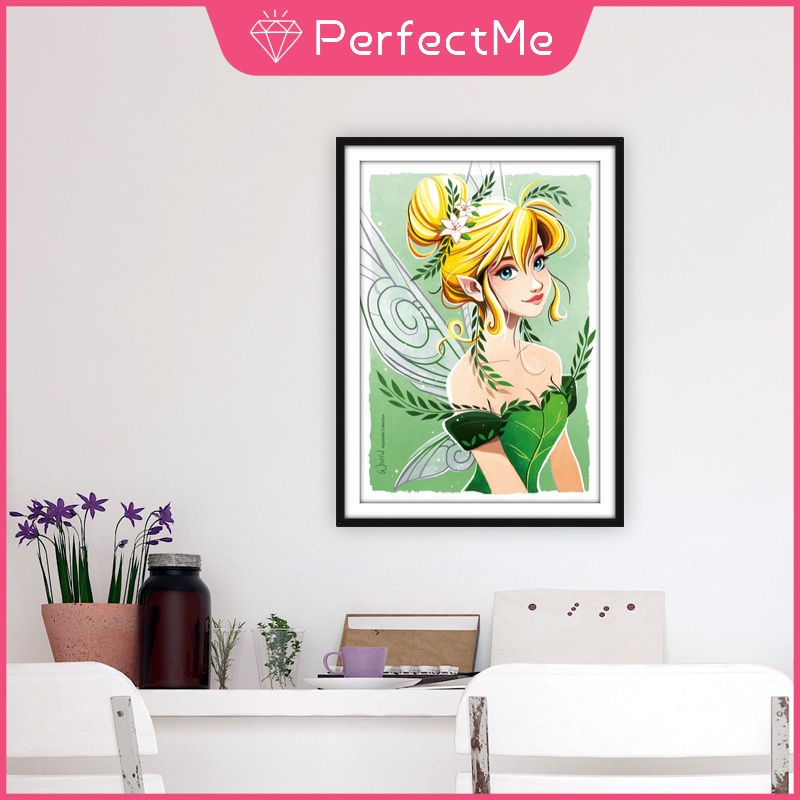 Bộ Tranh Đính Đá 5D Tự Làm 30X40Cm Hình Công Chúa Disney Trang Trí Nhà Cửa