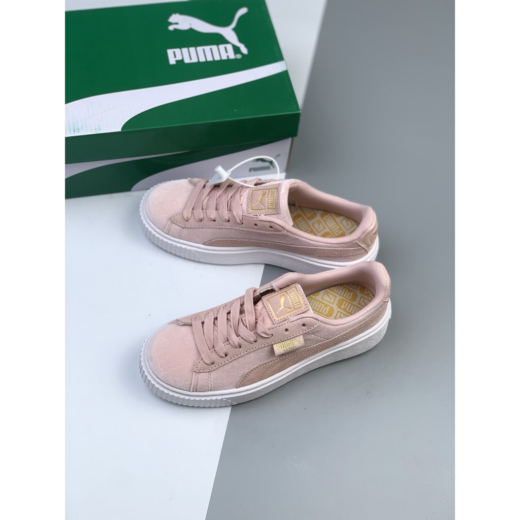 Giày Thể Thao Puma Màu Hồng Nhạt Cho Nữ 373935-02 35.5-40