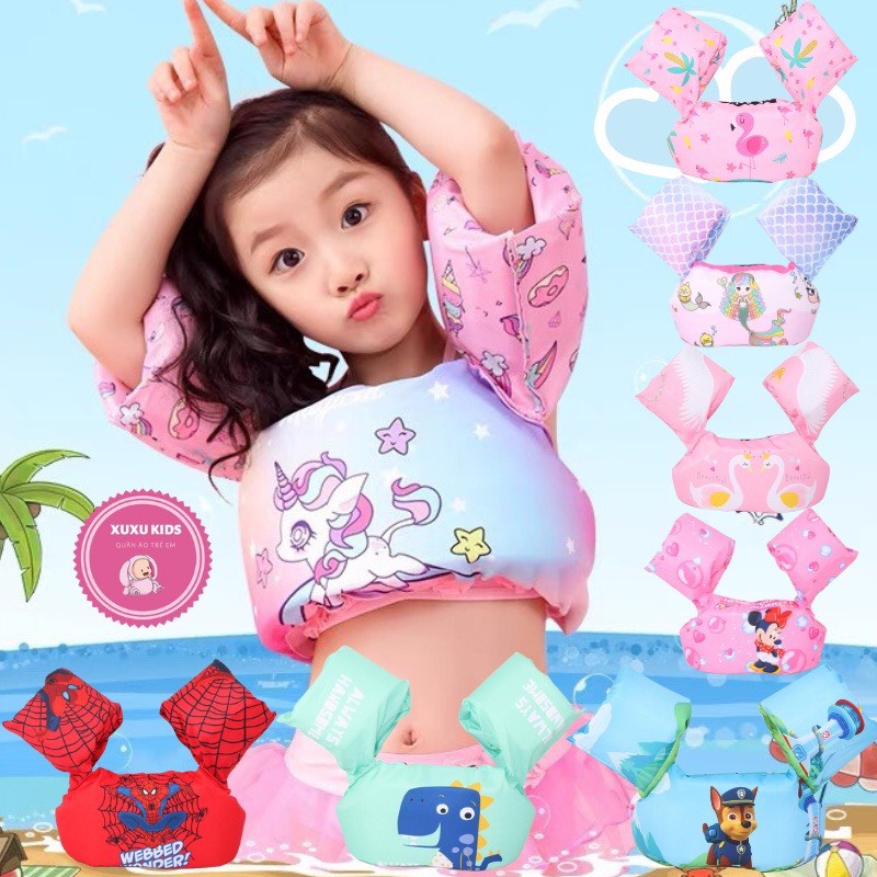 Phao Tập Bơi Liền Thân, Phao Bơi Cho Bé Trai Bé Gái 3 đến 12 tuổi