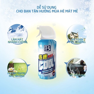 bình xịt lạnh thể thao