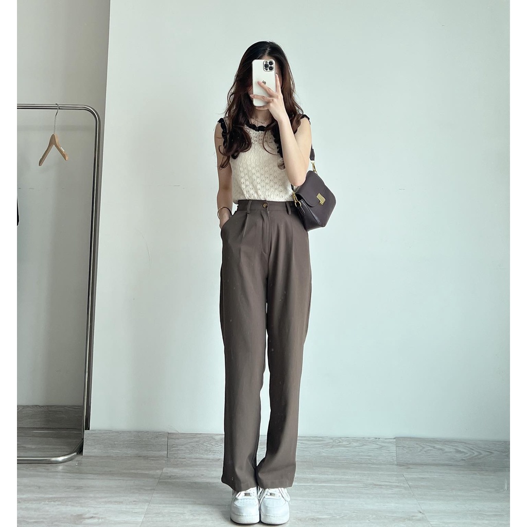 Áo sát nách len lưới quảng châu thời trang Miho house