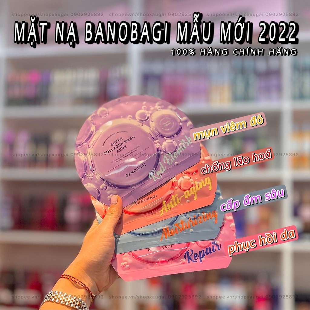 Mặt Nạ Siêu Cấp Ẩm Phục Hồi Banobagi Super Collagen Mask