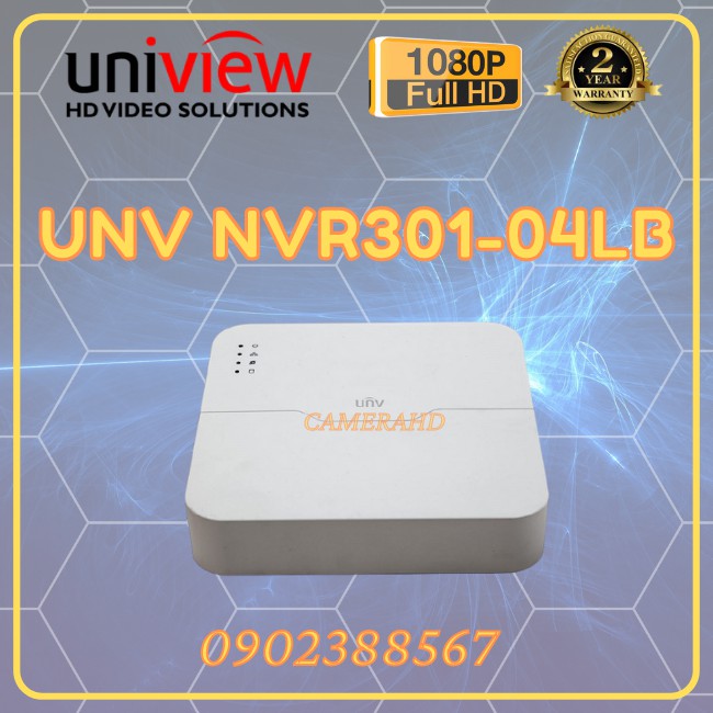 Đầu ghi hình camera IP 4 kênh UNV NVR301-04LB | BigBuy360 - bigbuy360.vn