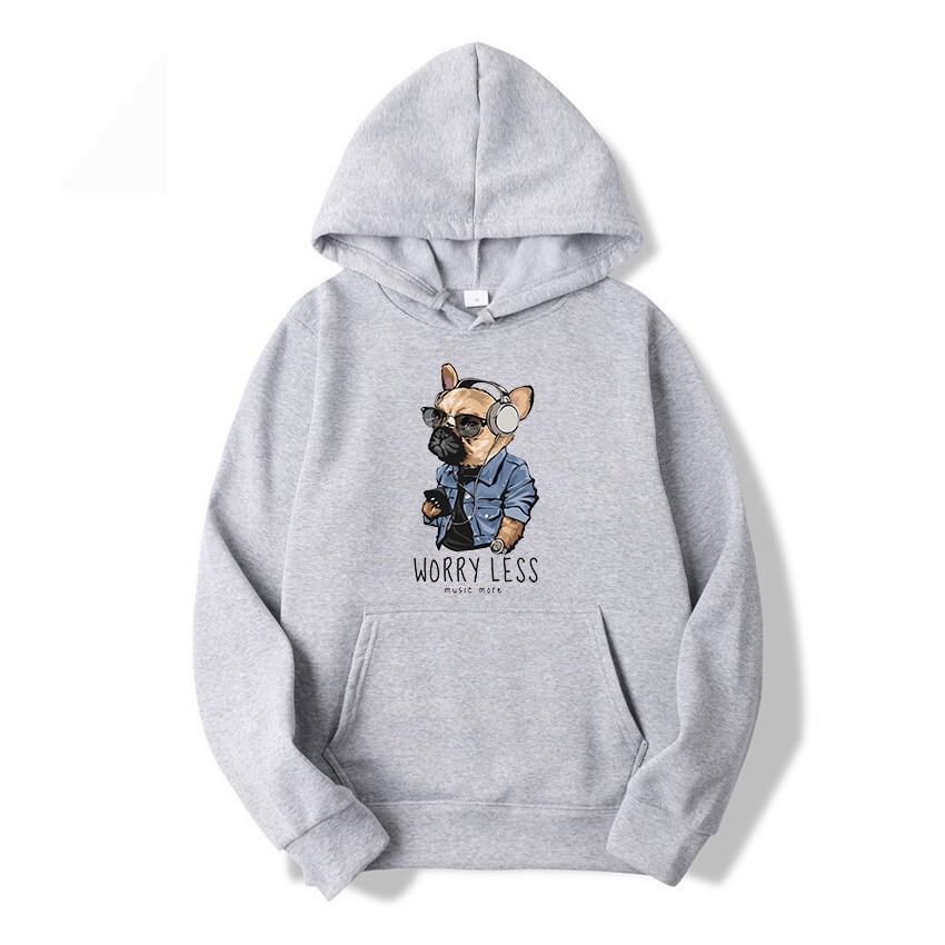 Áo Hoodie nam nữ hình in Pet chất lượng, chất nỉ bông dày dặn William - DS203