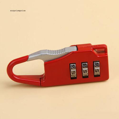 Ổ khóa hành lý quay số mật mã 3 chữ số