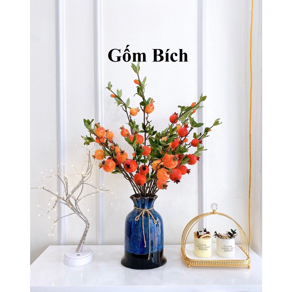 Bình Hoa Lọ Hoa Men Hỏa Biến Nhiều Mẫu - Gốm Sứ Bát Tràng - Trang Trí Nội Thất - Decor Văn phòng