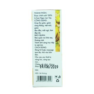 Tinh dầu hoa ngọc lan tây 20ml