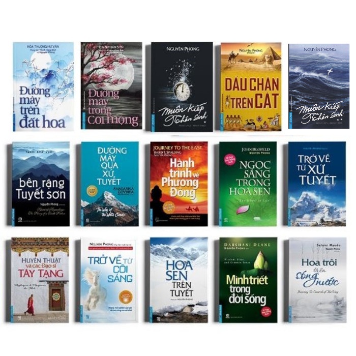 Sách - Trọn Bộ 15 Cuốn Sách Của Tác Giả Nguyên Phong (FN)
