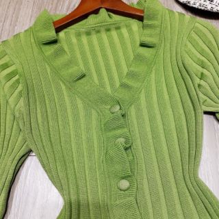 Áo cardigan len bánh bèo