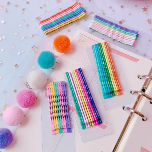 Bịch 10 kẹp tăm nhiều màu