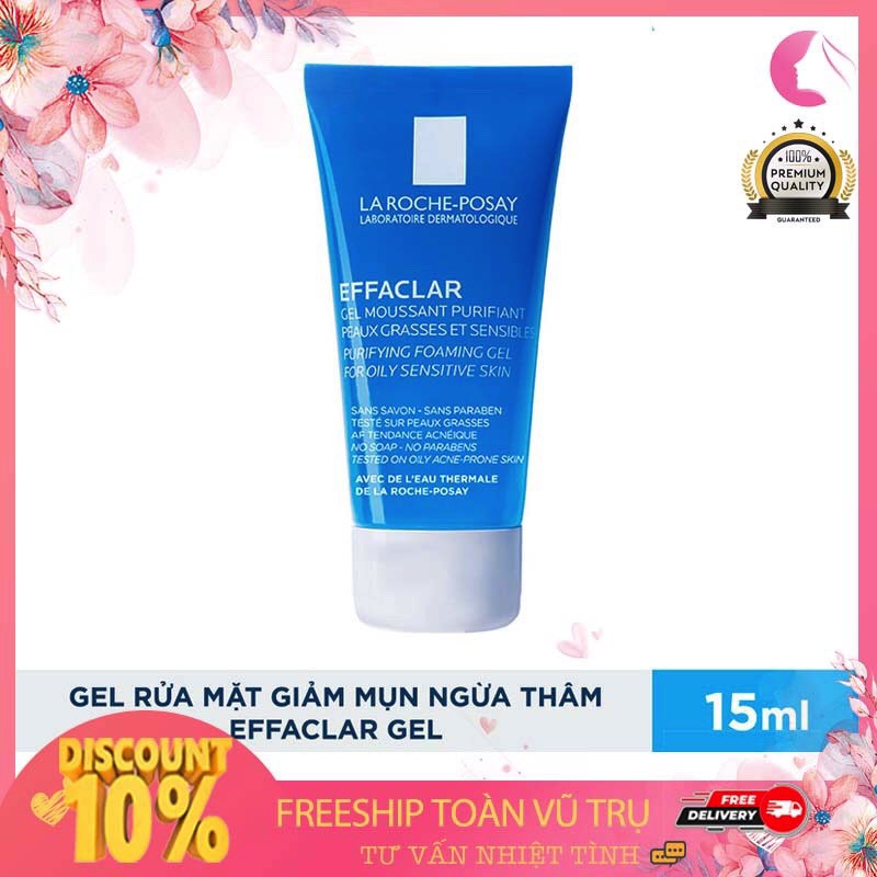 BỘ SẢN PHẨM la roche-posay DƯỠNG GIẢM MỤN, NGỪA THÂM 4 MÓN