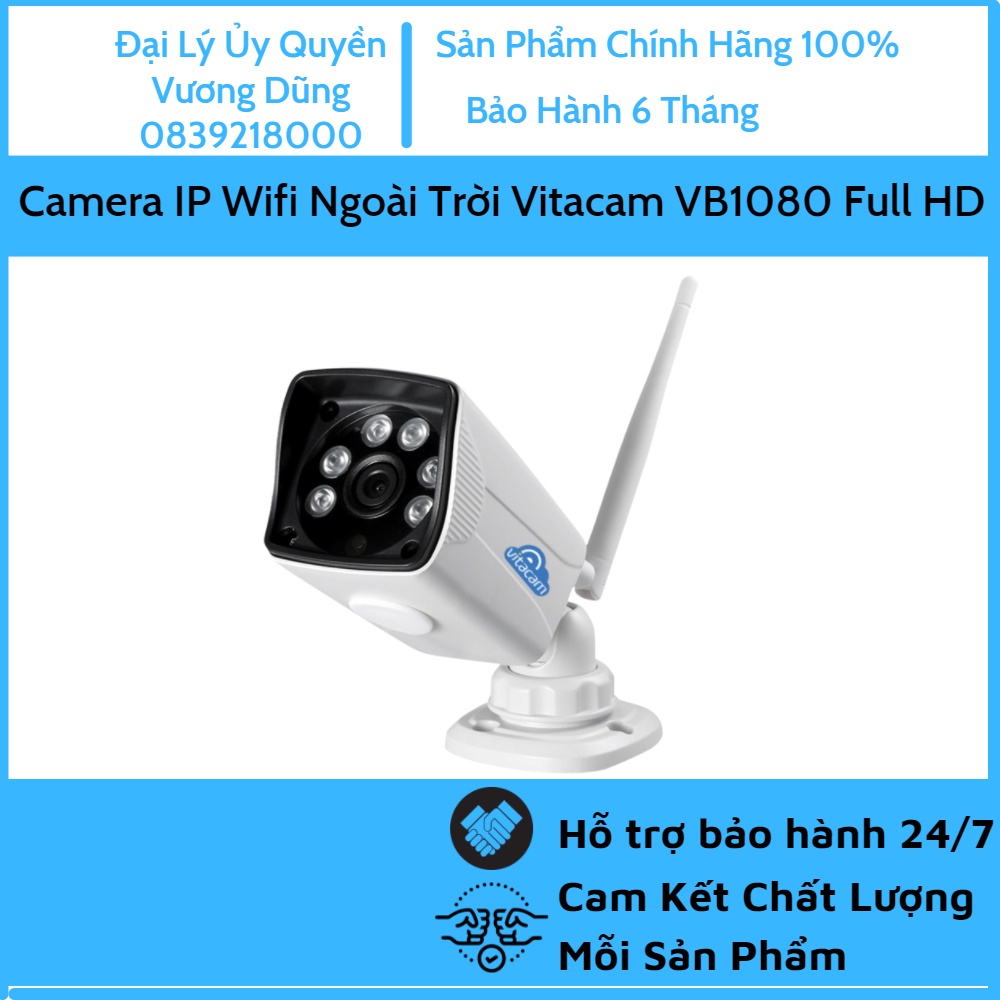 Camera IP Wifi Ngoài Trời Vitacam VB1080 Full HD ( Không dây )