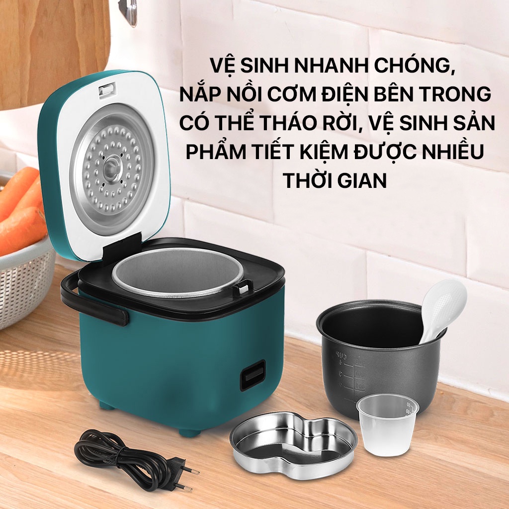 [Mã ELHAMS5 giảm 6% đơn 300K] Nồi cơm điện mini dung tích 1.2L ZOLELE Zb001