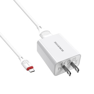 BOROFONE - Bộ Cóc Cáp Sạc Nhanh BA21 - Cổng Micro (US)