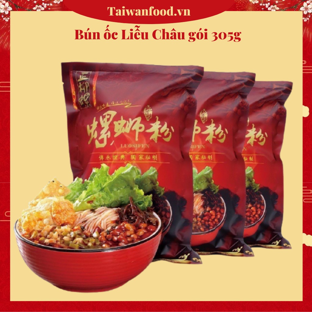 BÚN ỐC LIỄU CHÂU gói to 305g