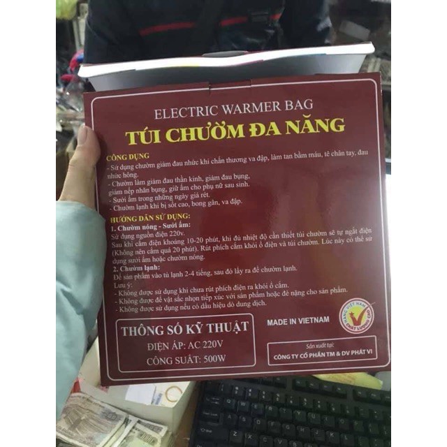 [BẢO HÀNH]Túi Chườm Nóng Lạnh Đa Năng, Túi Sưởi Hình Gối Giúp Lưu Thông Khí Huyết, Giảm Đau Mỏi Cơ