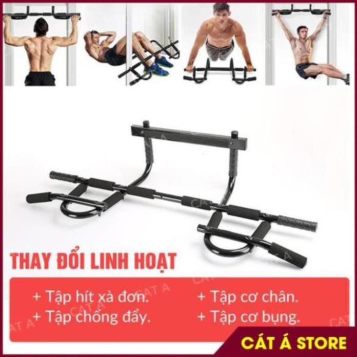 Thanh Tập Xà Đơn Treo Tường | Cây tập Xà Đơn Xà Kép Gắn Cửa CHÍNH HÃNG CAO CẤP 60-130cm - Kích thước tùy chỉnh phù hợp