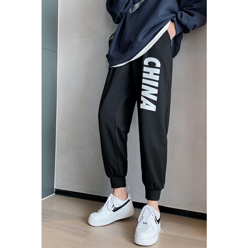 NRVP Quần Thể Thao Ống Rộng Phong Cách Thời Trang Hàn Quốc Dành Cho Nam Và Nữ