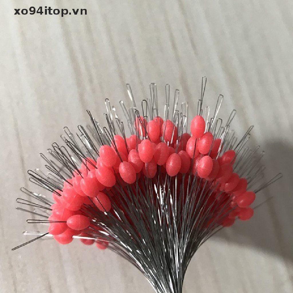 Xoitop Set 300 Nút Chặn Phao Câu Cá Bằng Cao Su Hình Trụ Tiện Dụng