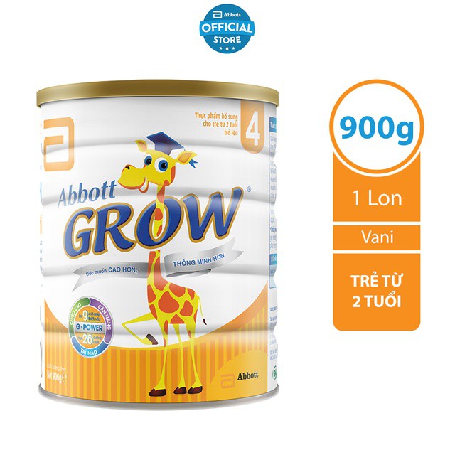 Sữa bột Abbott Grow 4 hươu cao cổ 900gam