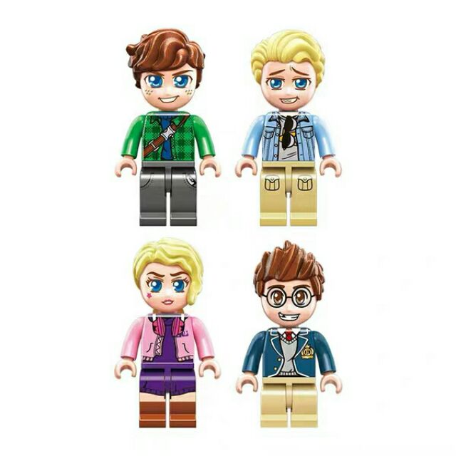 Bộ lắp ráp lego thành phố sôi động sắc màu