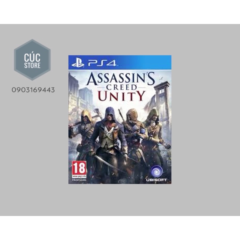 Đĩa chơi game PS4: Assassin's Creed Unity
