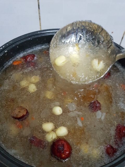 Nhựa Đào-Tuyết yến -Liên Tử chè dưỡng nhan sắc túi 500gm date 2025