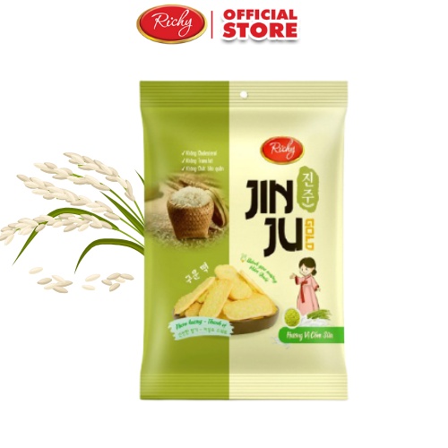 Bánh Gạo JINJU RICHY vị Cốm Sữa  145g