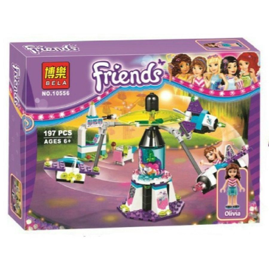 Đồ chơi lego lắp ghép Friend bela10556 khu vui chơi đu quay giải trí trẻ em