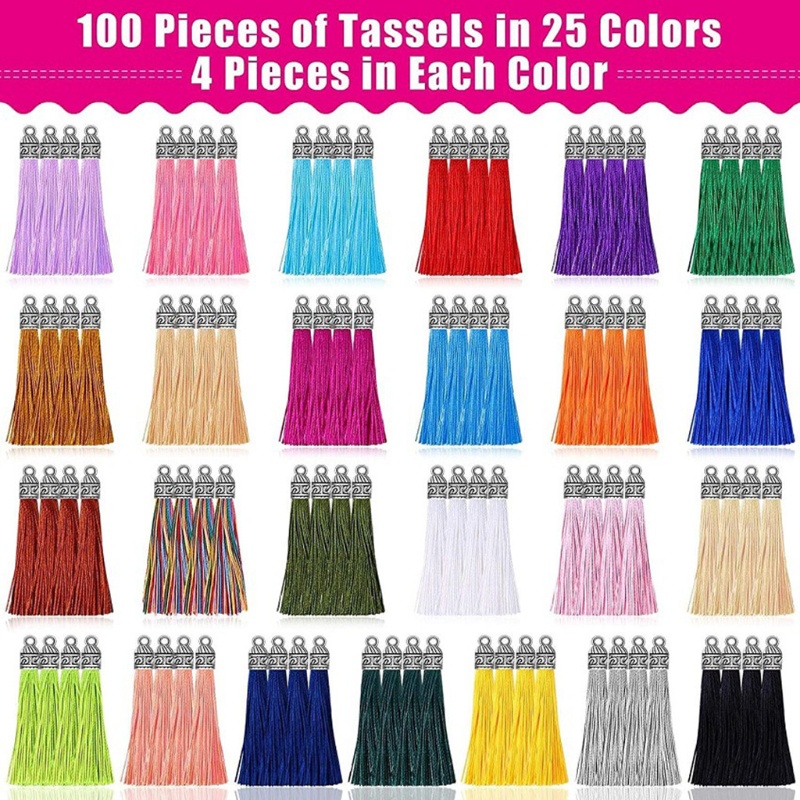 Dây Tua Rua Bằng Sợi Nylon Dùng Làm Móc Khóa / Điện Thoại Phong Cách Vintage