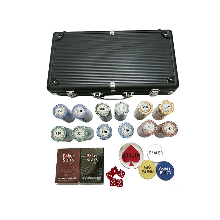 Bộ Vali Phỉnh Chip Poker Chất Liệu Gốm Sứ Cao Cấp PK 10