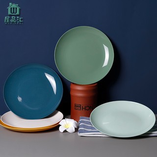 Đĩa tròn nhựa bóng nhiều màu KT 18.5*2.5 cm