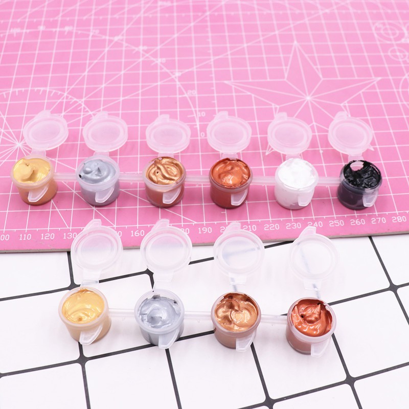 【Simple Acrylic】Simple Acrylic 12 colors~Clay coloring Acrylic paint to draw eye base color 3ml each