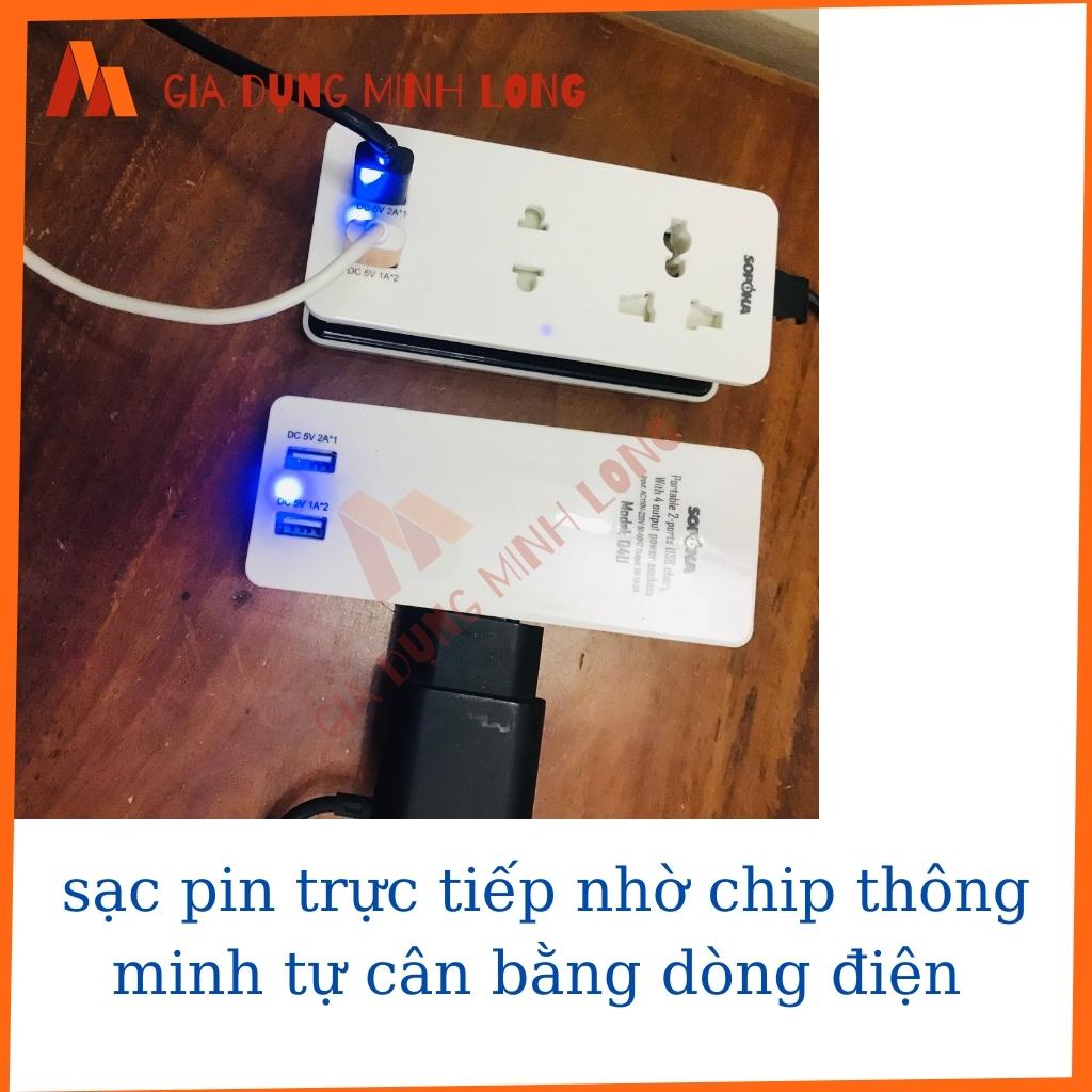 Ổ cắm điện thông minh SOPOKA Q2U Q4U ổ điện tích hợp cổng USB tiện lợi