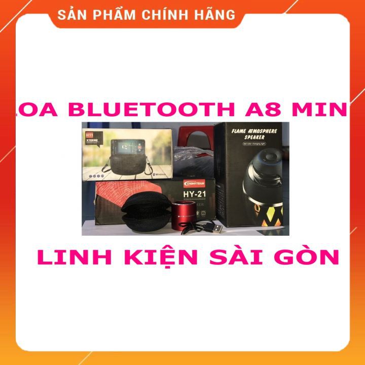 LOA BLUETOOTH A8 MINI MÀU ĐỎ