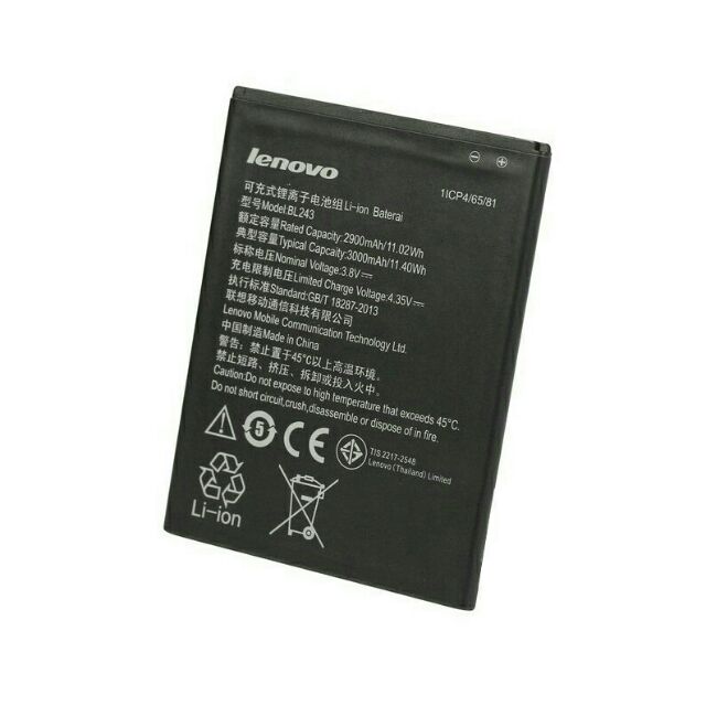 PIN LENOVO K3 ( A7000, A7000 PLUS MÃ)- BL243