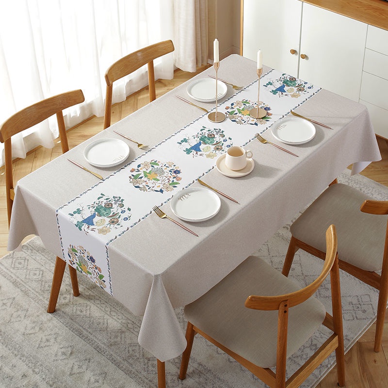 Khăn Trải Bàn Bằng PVC Chống Nước Chống Dầu