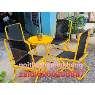 Bàn ghế trà chanh vỉa hè,combo 4 ghế và 1 bàn