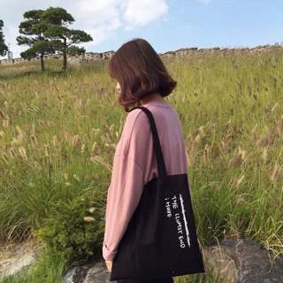 🍉 Túi tote ulzzang clumsy (có sẵn, hình thật)
