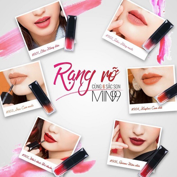 [Son Kem Lì] 6 màu cuốn hút của son kem Miin99 | BigBuy360 - bigbuy360.vn