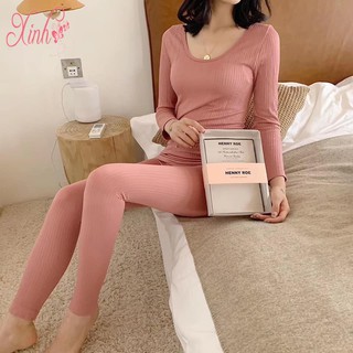 SIÊU RẺ Bộ Ngủ Len Tăm Giữ Nhiệt