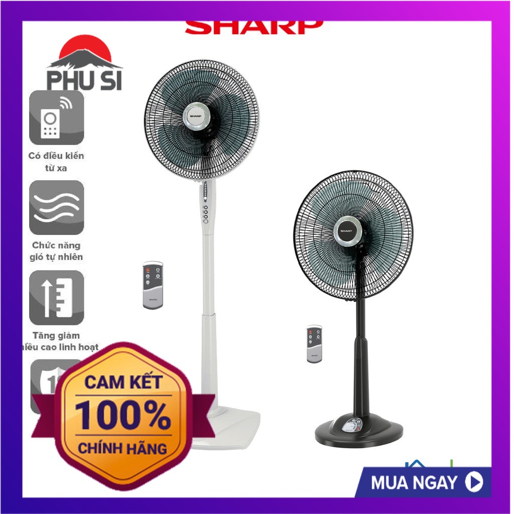 [Mã ELHA22 giảm 5% đơn 300K] Quạt lửng điện Sharp PJ-L40RV-LG (Hàng chính hãng)