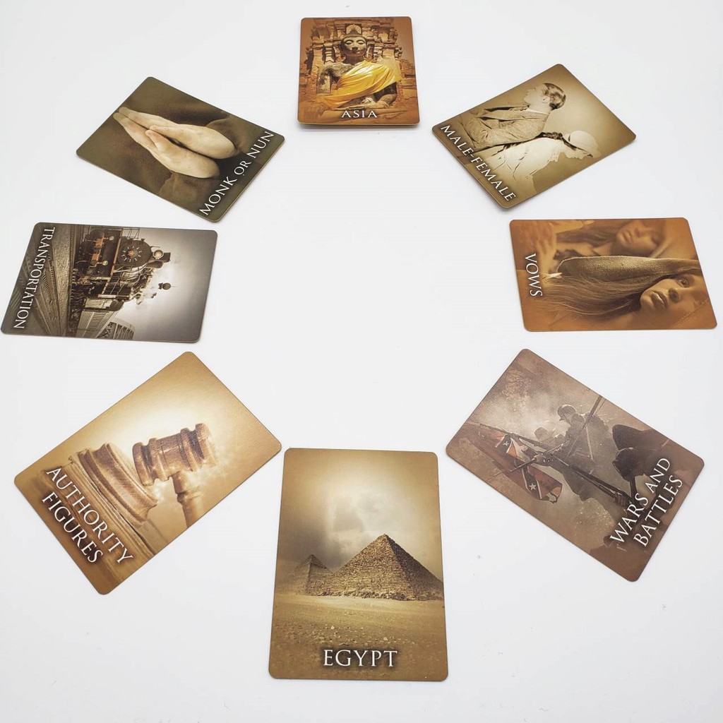 Combo Bộ Bài Past Life Oracle Cards O7 và Túi Nhung Đựng Tarot