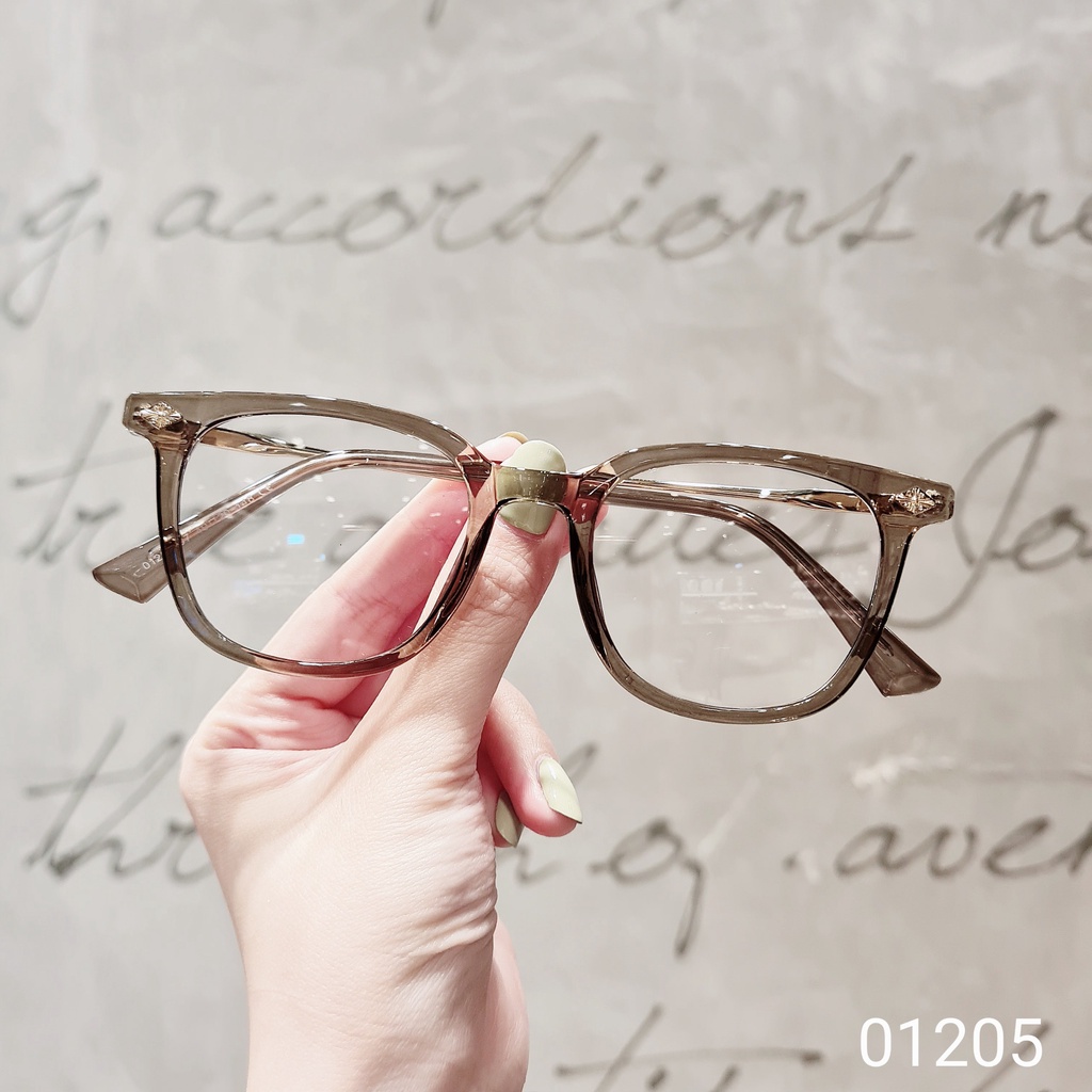 Kính gọng vuông nam nữ LILYEYEWEAR càng thanh mảnh thiết kế cao cấp thời trang tinh tế 01205