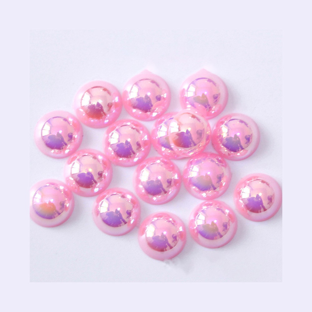 Hạt ngọc trai giả St.kunkka hình bán tròn bằng ABS nhiều màu sắc làm trang sức thủ công kích thước 2 - 14mm